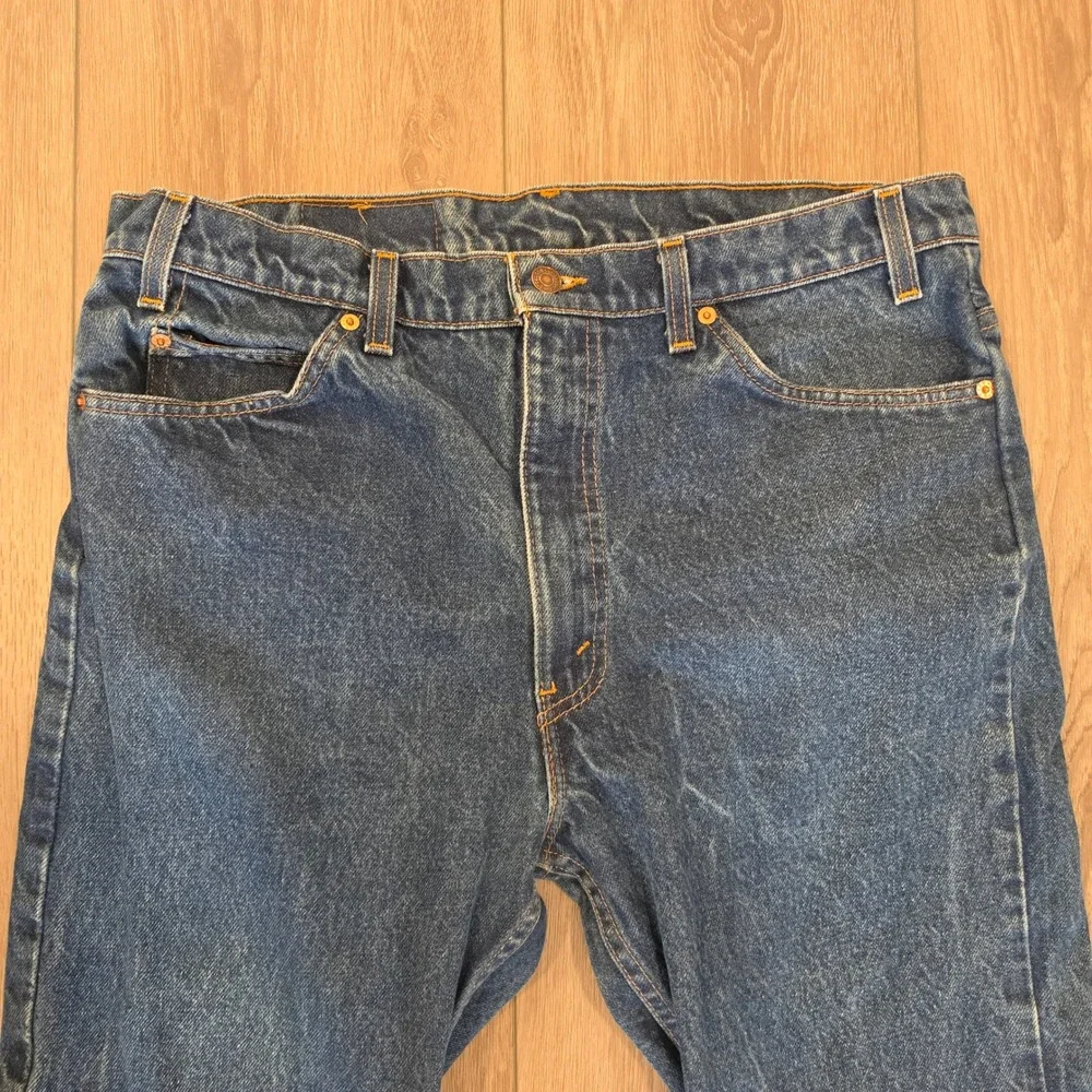 Vintage‎ Levis 505 Orange Tab Jeans Mens 38x30 Made in USA Straight Leg Denim